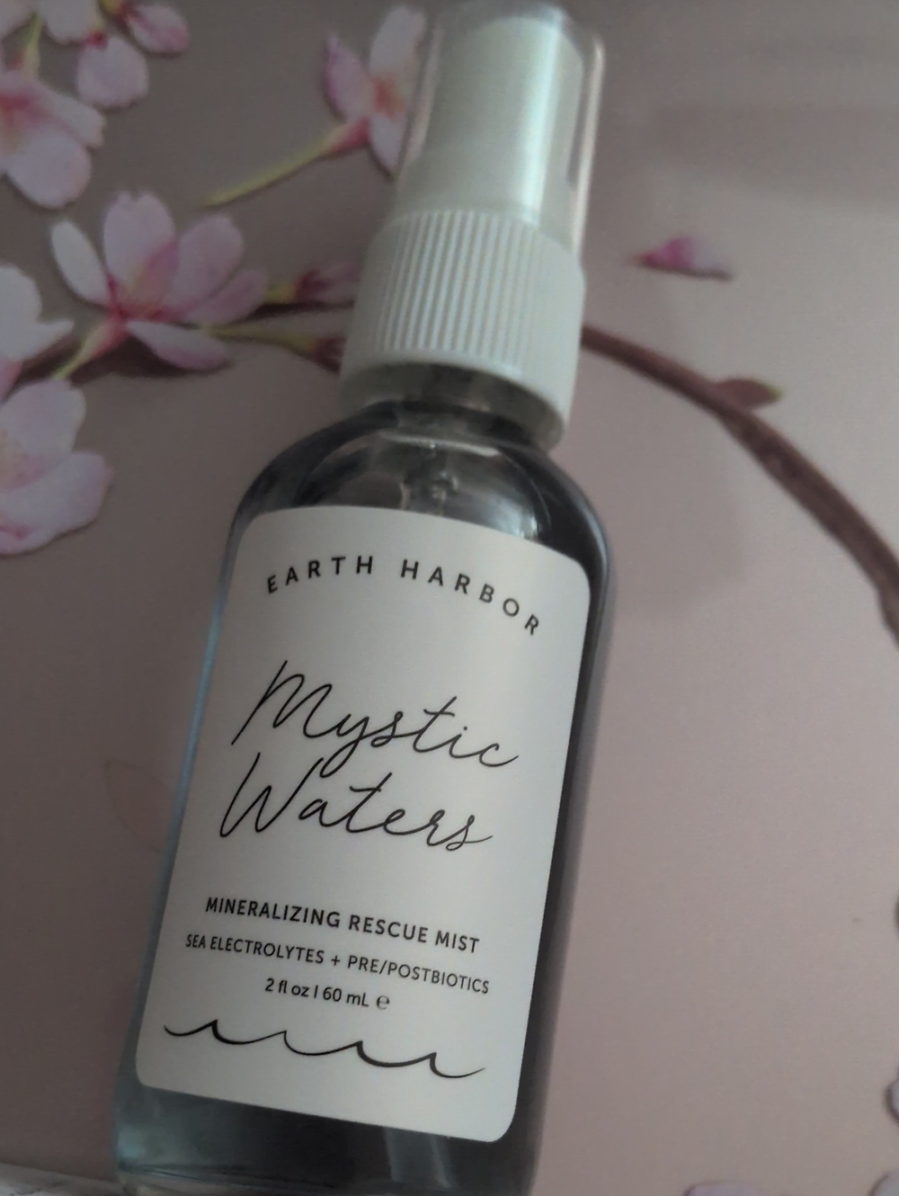 Earth HarboMystic Waters Mineralizing Rescue Mist — Clear Hydrating Facial Spray